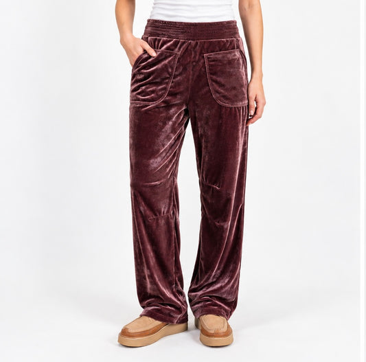 Women’s Velvet Barrel Pants